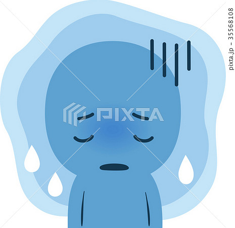 憂鬱な雰囲気の人物のイメージ 憂鬱な雰囲気の人物のイメージ 35568108