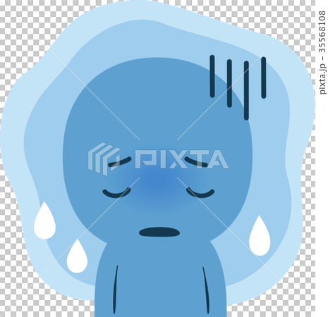 Image of a person in a melancholy atmosphere 35568108