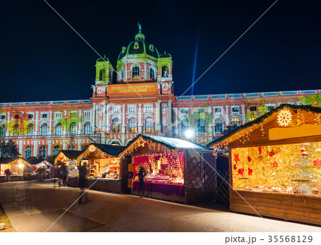 Christmas Market in Vienna Austria Christmas Market in Vienna Austria 35568129