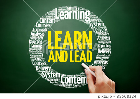 Learn and Lead word cloud 35568324