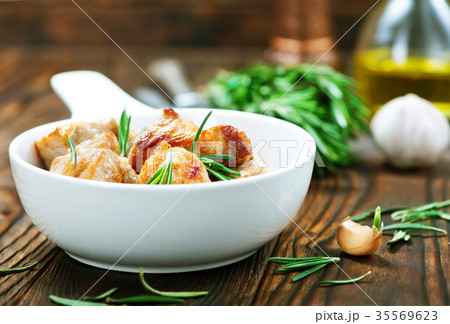fried meat fried meat 35569623