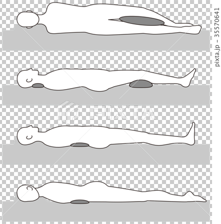 寝るときの腰枕、脚枕 35570641