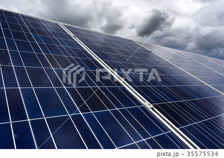 producing electric energy with solar panel 35575534