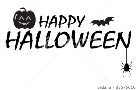 Happy Halloween Text Banner.  35575610