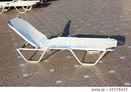 White plastic bed White plastic bed 35576035