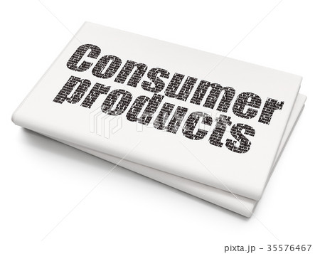 Business concept: Consumer Products on Blank Business concept: Consumer Products on Blank 35576467