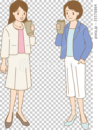 Business woman 1300 taking a break 35578864