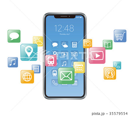 スマートフォンとアプリ スマートフォンとアプリ 35579554