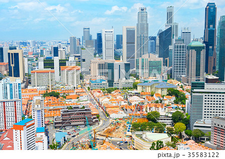 Chinatown and Downotwn of Singapore Chinatown and Downotwn of Singapore 35583122
