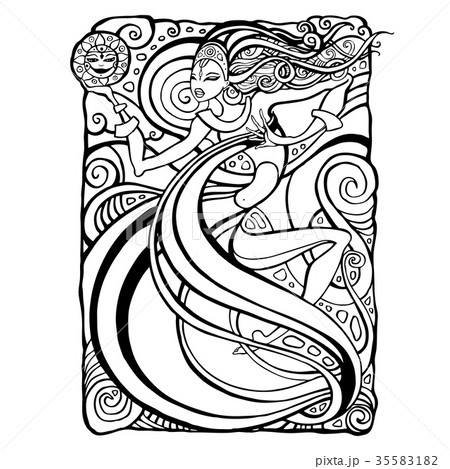 Beautiful Tribal Woman. Beautiful Tribal Woman. 35583182