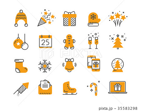 Christmas and New Year. Winter holidays. Santa 35583298