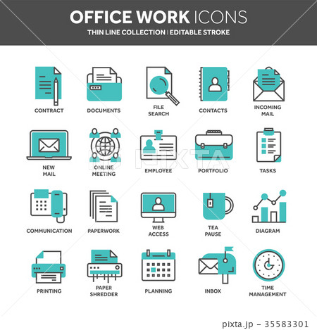 Business and office work. Documents, paperwork 35583301