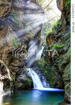 海沢渓谷　ネジレの滝 35584457