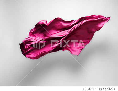 abstract red fabric in motion 35584843