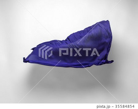 abstract blue fabric in motion 35584854