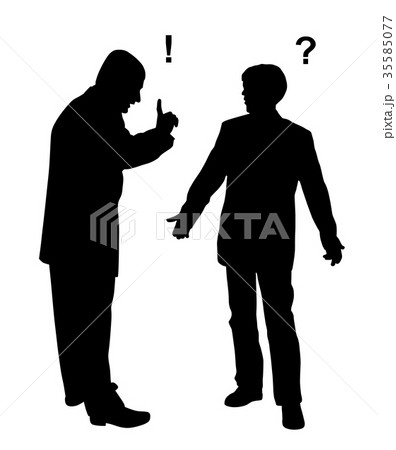 Two Businessmen Arguingのイラスト素材