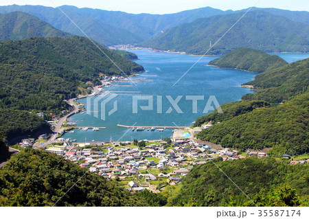 たかひら展望公園から見る河内湾 35587174