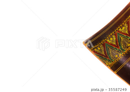 Thailand pattern on the container for fruit Thailand pattern on the container for fruit 35587249