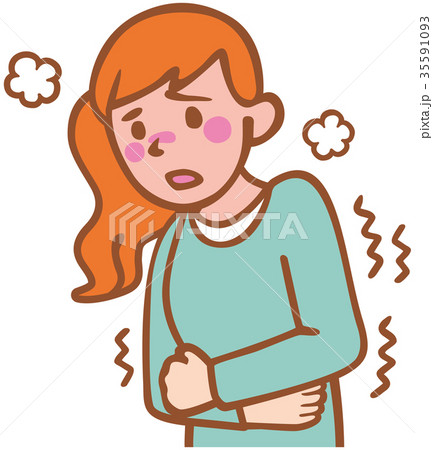 若い女性　発熱 35591093