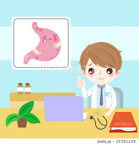 doctor with stomach health concept doctor with stomach health concept 35591239
