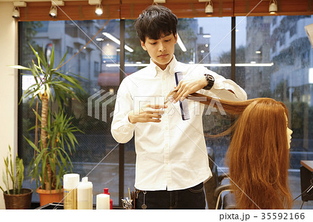 美容院のアシスタント 練習 美容院のアシスタント 練習 35592166