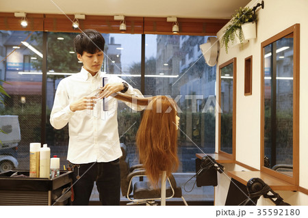 美容院のアシスタント 練習 美容院のアシスタント 練習 35592180