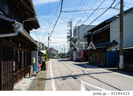 旧東海道蒲原宿近くの町並み 35594323