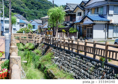 富士川舟運　蒲原河岸（船溜）跡 35594340