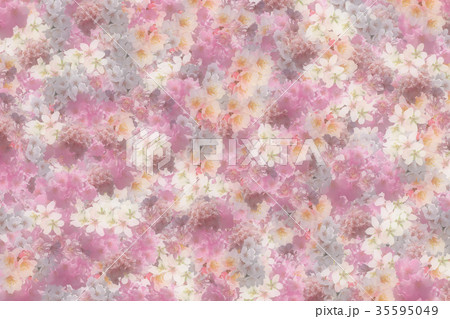 淡い桜の花のテクスチャー2 背景壁紙のイラスト素材