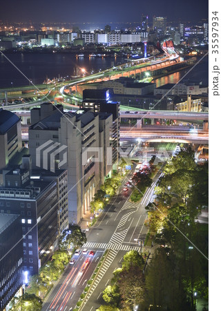 神戸市街地の夜景 35597934