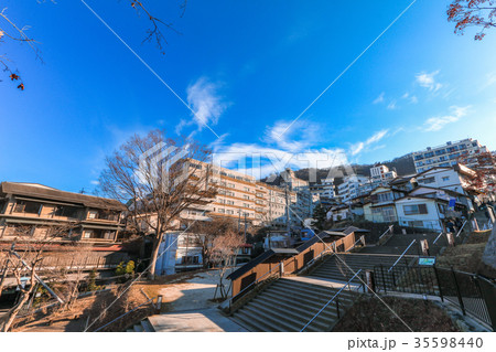 Ikaho Onsen on autumn is a hot spring town Ikaho Onsen on autumn is a hot spring town 35598440