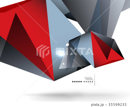 Geometrical abstract triangle background 35599235