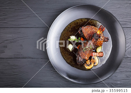 a portion of Coq Au Vin a portion of Coq Au Vin 35599515