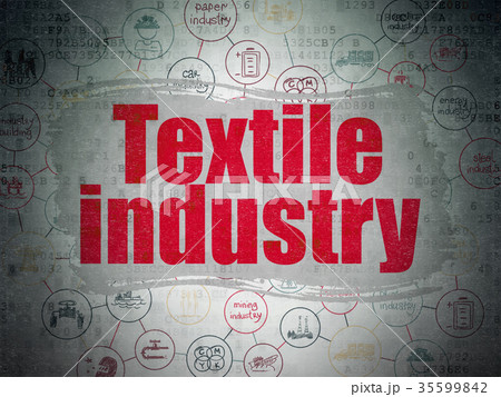 Manufacuring concept: Textile Industry on Digital Manufacuring concept: Textile Industry on Digital 35599842