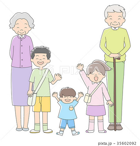 祖父母、孫_集合 35602092
