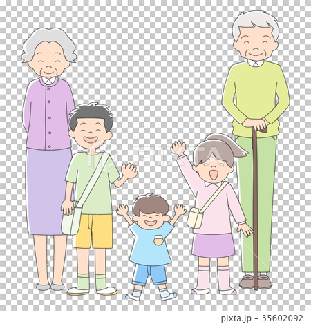 祖父母、孫_集合 35602092