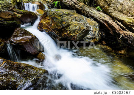 stream water flowing past rocks stream water flowing past rocks 35602567