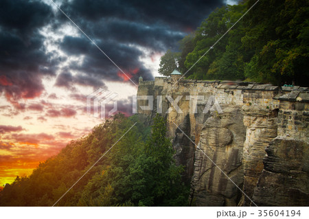 Koenigstein fortress in Saxon Switzerland 35604194