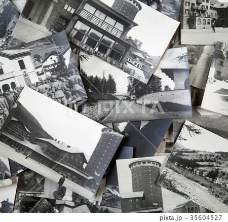 A pile of photographs 35604527