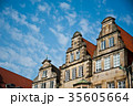 ヨーロッパ・ドイツ・ブレーメンの建築物と青空	 35605664