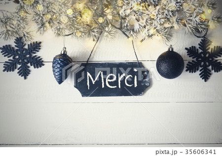 Black Christmas Plate, Merci Means Thank You 35606341