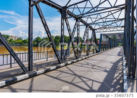 Iron bridge in Chiang Mai Iron bridge in Chiang Mai 35607375