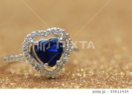 ring blue gemstone heart,Love Valentine day ring blue gemstone heart,Love Valentine day 35611434