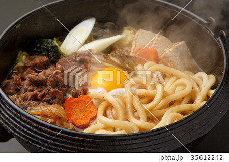 すき焼きの締めうどん すき焼きの締めうどん 35612242