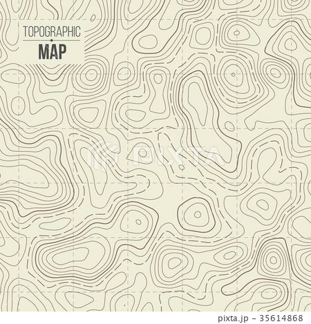 Creative vector illustration of topographic map Creative vector illustration of topographic map 35614868