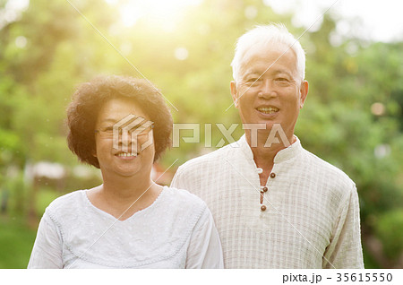 Happy mature Asian couple. Happy mature Asian couple. 35615550