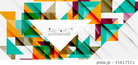 Triangle pattern design background Triangle pattern design background 35617521