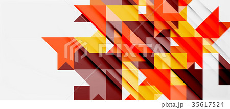 Triangle pattern design background 35617524