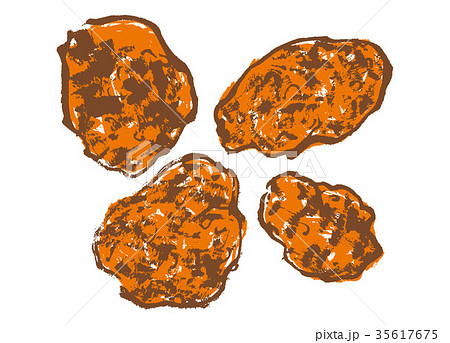 唐揚げ　水彩画 35617675