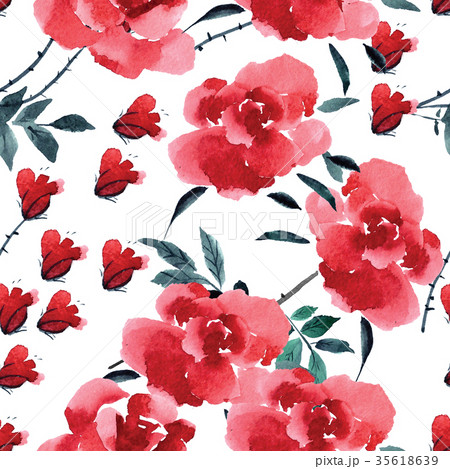 Seamless pattern with roses Seamless pattern with roses 35618639